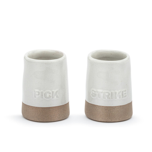 White Take Your Pick Toothpick Holder & Matchstrike Holder slide 