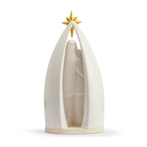 Faithful Finds Ceramic Christmas Holy Family Figurine 10" x 5" slide 