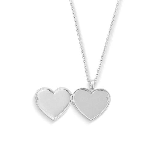 Guardian Angel Locket - Silver slide 
