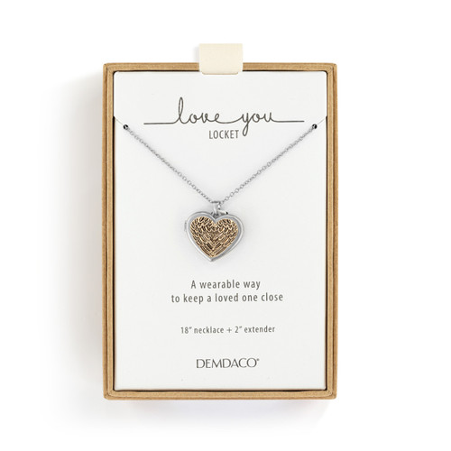 Guardian Angel Locket - Silver slide 