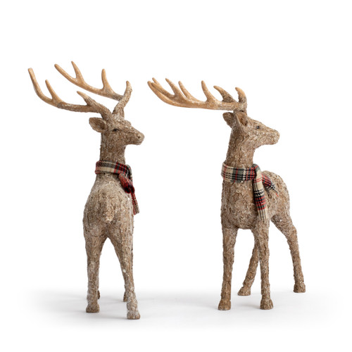 Lodge Deer Figures - Set of 2 slide 