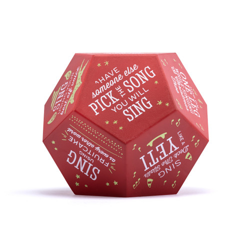 Christmas Karaoke 12-Sided Foam Dice slide 