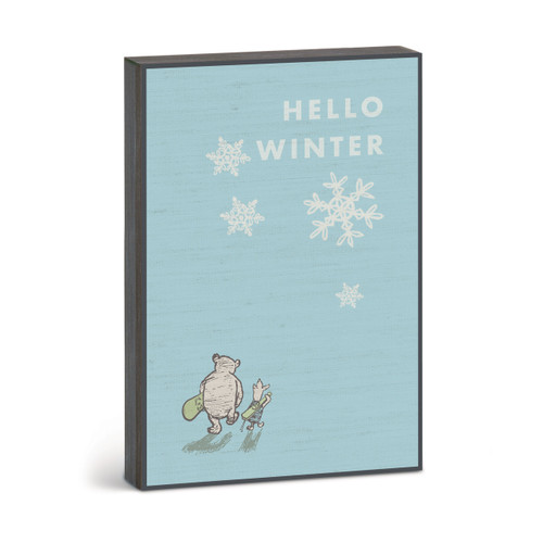 Hello Winter Wall Art - 12x8 slide 