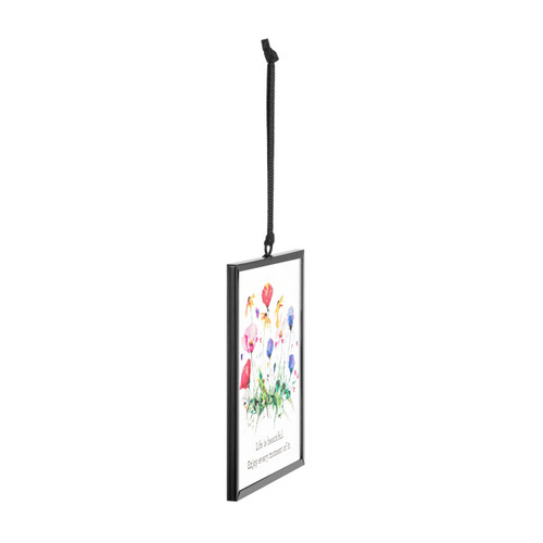 Dean Crouser Life is Beautiful Wildflowers Suncatcher 3" x 3" slide 