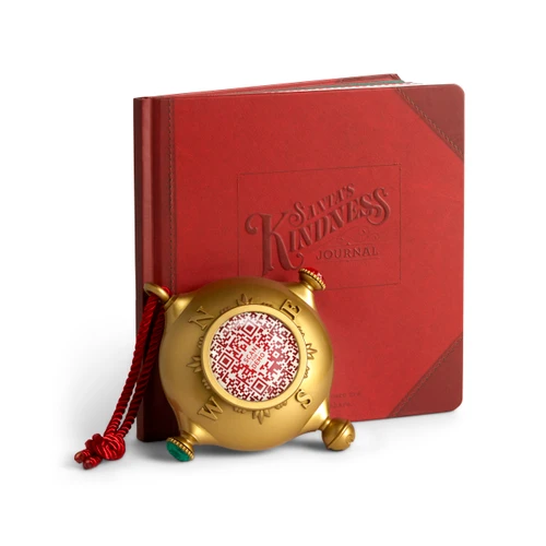 Santa's Kindness Interactive Ornament and Journal Set slide 