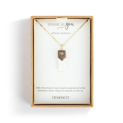 Diffuser Necklace - Taupe slide 