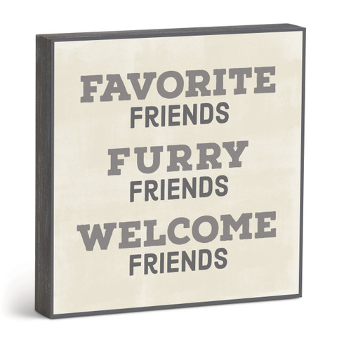 Friends Wall Art - 10"sq. slide 