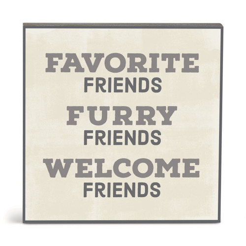 Friends Wall Art - 10"sq. slide 