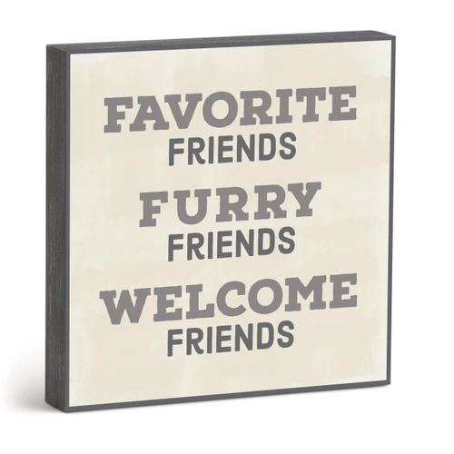 Friends Wall Art - 10"sq. slide 