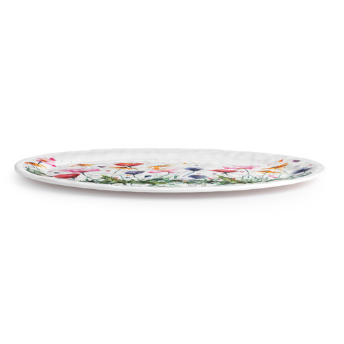 Wildflowers Large Melamine Oval Platter slide 