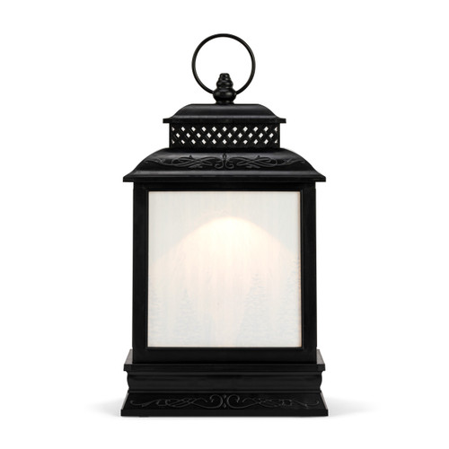 Lit Musical Penguin Pair Lantern slide