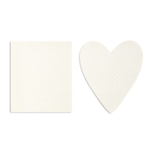 Heart BioDishCloths Green Plaid slide 