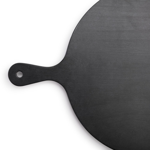 Round Melamine Black Wood Board slide 