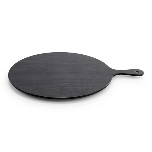 Round Melamine Black Wood Board slide 