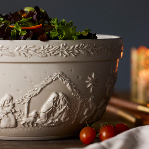 In a Manger Nativity Serving Bowl slide