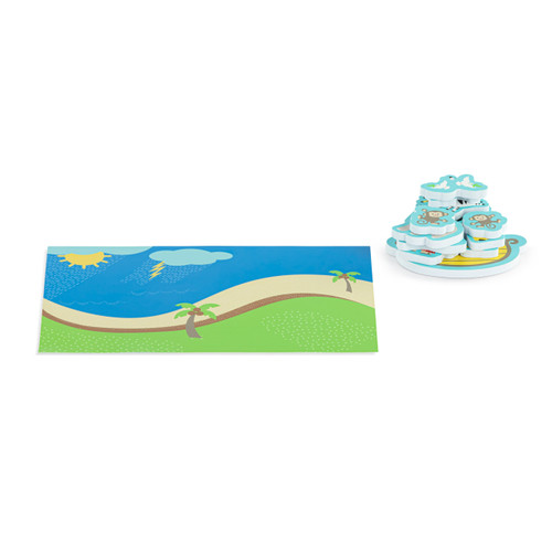 Bath Playset - Noah's Ark slide 