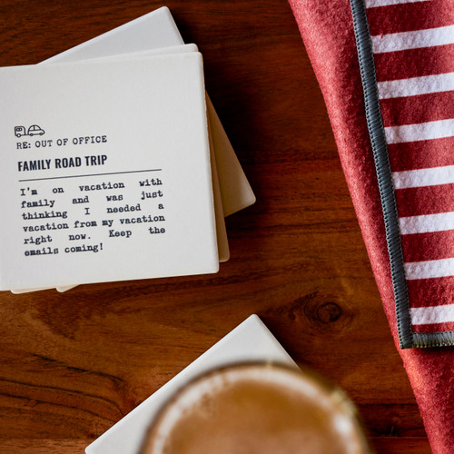 Red Stripe Absorbent Men's Towel slide 