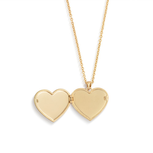 Pawprint Love You Locket - Gold slide 