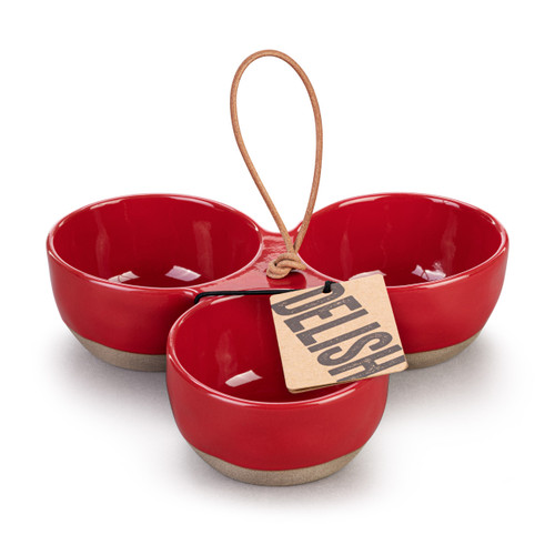 Red Lotta Delish Tri-Bowl slide 