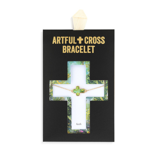 Artful Cross Bracelet - Faith slide