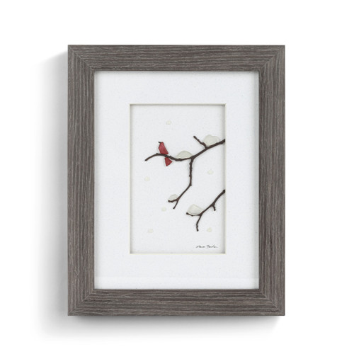 Sharon Nowlan Collection Winter Cardinal Wall Art 8" x 10" slide 