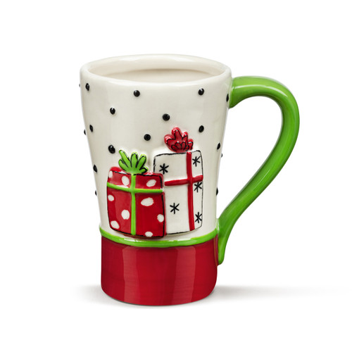 Christmas Presents and Polka Dots Mug slide 
