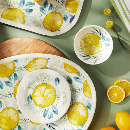 Lemons Melamine Dip Bowl slide 