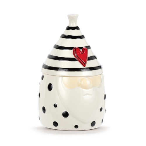 Gnome Planter - Black Dots slide 