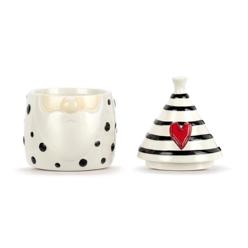 Gnome Planter - Black Dots slide 