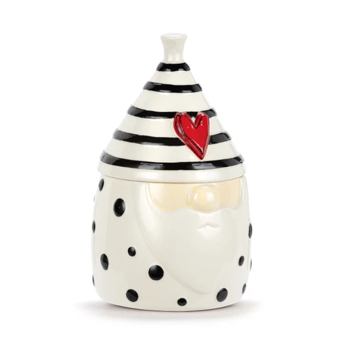 Gnome Planter - Black Dots slide 