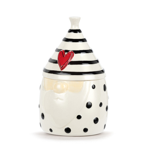 Gnome Planter - Black Dots slide 