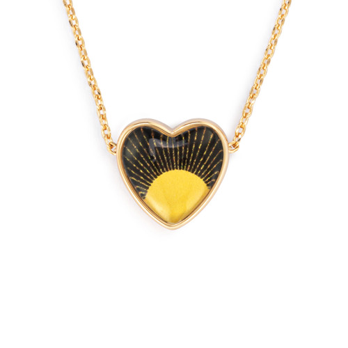 Art Heart Necklace - My Sunshine slide 