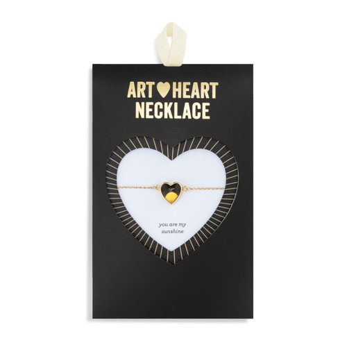 Art Heart Necklace - My Sunshine slide 