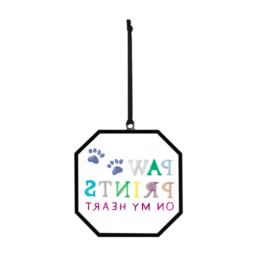 Paw Prints On My Heart Suncatcher slide 