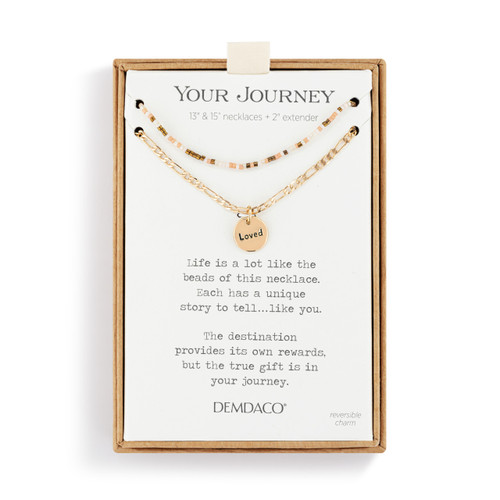 Your Journey Beaded Necklace - Loved slide 