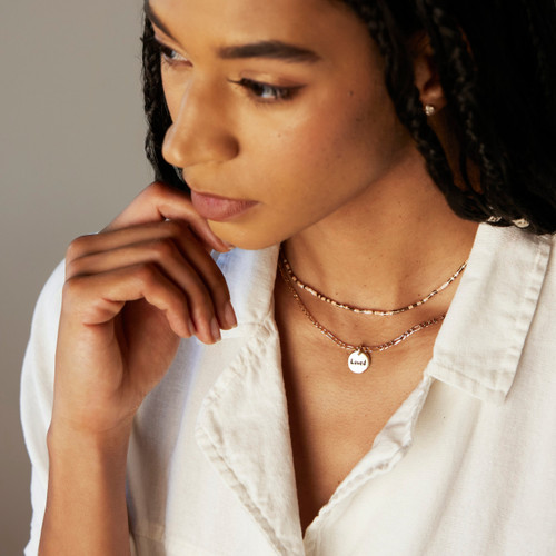 Your Journey Beaded Necklace - Loved slide 