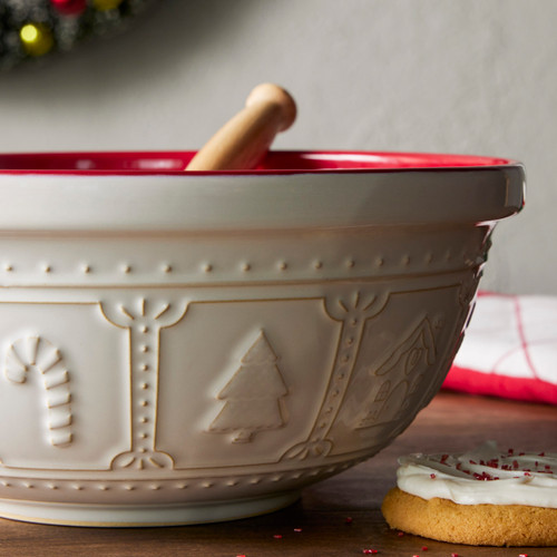 Ceramic Mixing Bowl with Whisk - Set of 2 slide 