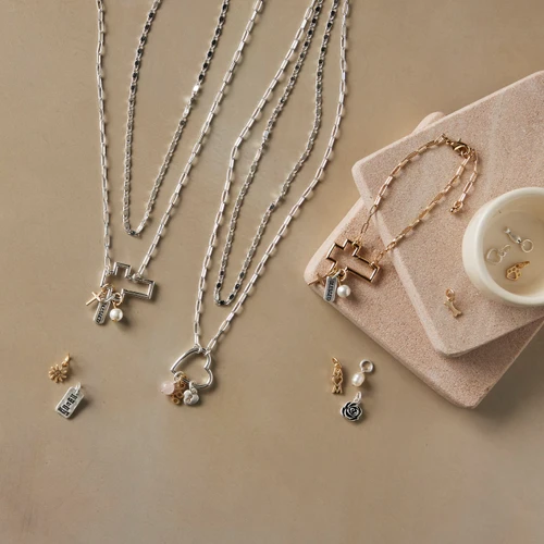 Faith Bracelet Jewelry Set - Gold slide 