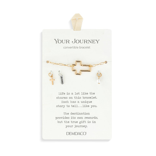 Faith Bracelet Jewelry Set - Gold slide 