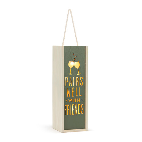 Pairs Well with Friends Lantern slide 