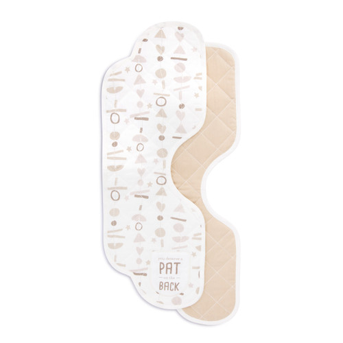 Burp Cloths Set of 2 - Neutral Mobile slide 