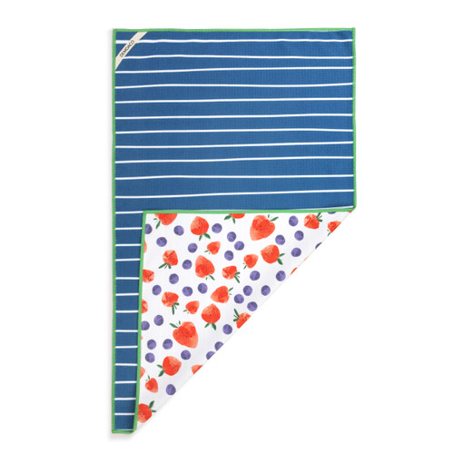 Berries Absorbent Reversible Towel - 18x30in slide 