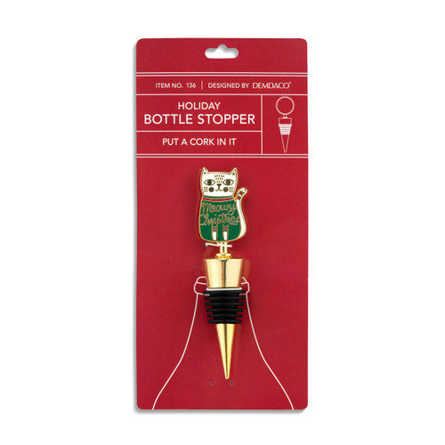 Bottle Stopper - Cat slide 