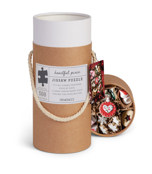 Christmas Cookie Heart Large Puzzle slide 