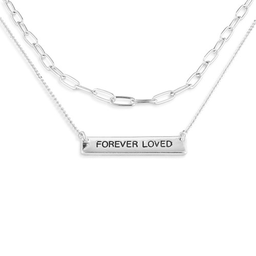 Loving Memories Necklace - Silver slide 