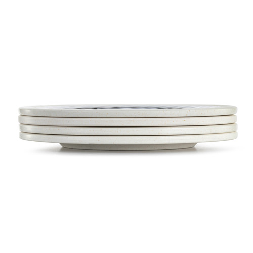 Bold Floral Melamine Appetizer Plates - Set of 4 slide 