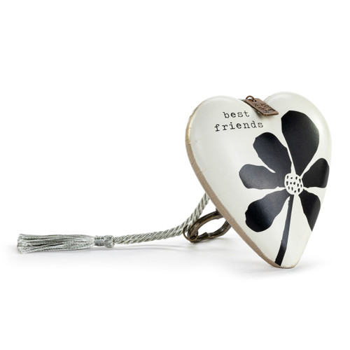 Best Friends Bold Floral Art Heart slide 