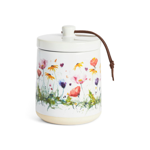 Wildflowers Candle with Lid slide