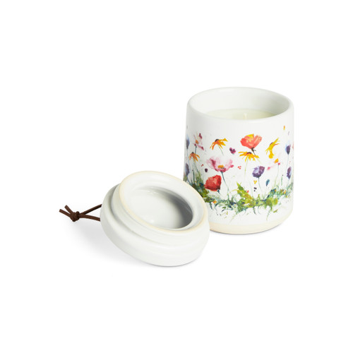 Wildflowers Candle with Lid slide 