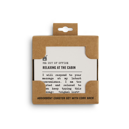 At the Cabin Coasters - Set of 4 slide 